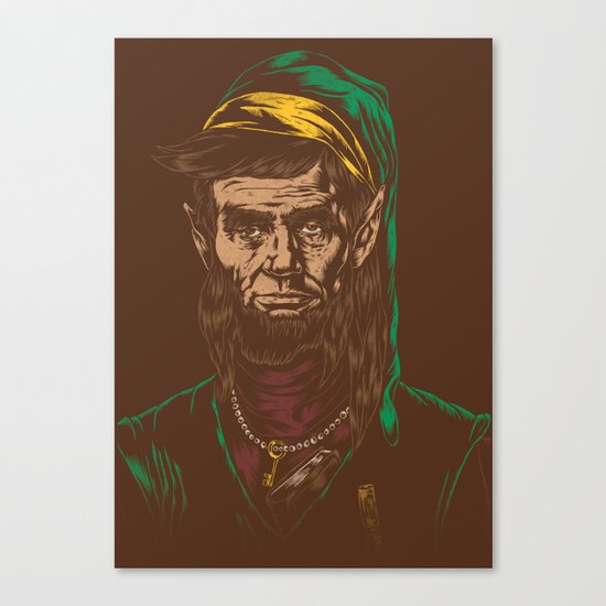 Abraham LINKoln Canvas Print