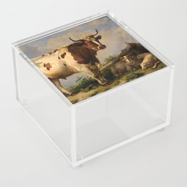 Bull, 1847 by Eugene Joseph Verboeckhoven Acrylic Box