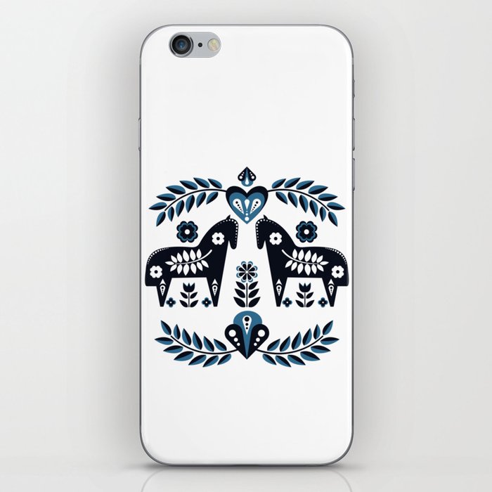 Scandinavian Folk Art iPhone Skin