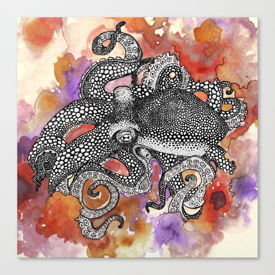 Octopus Canvas Print