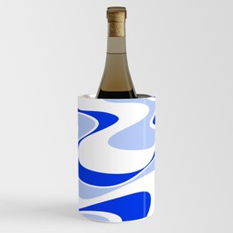 Abstract pattern - blue. Wine Chiller