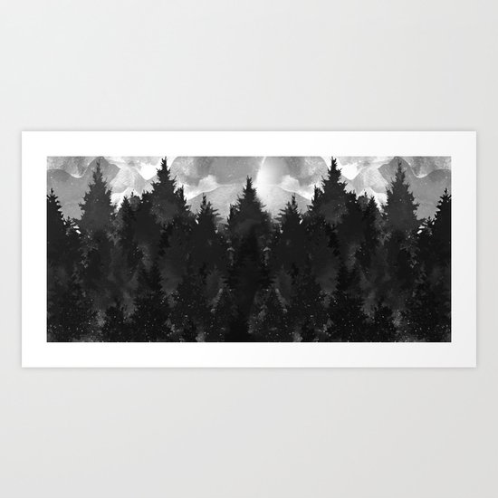 Winter Darkness Art Print