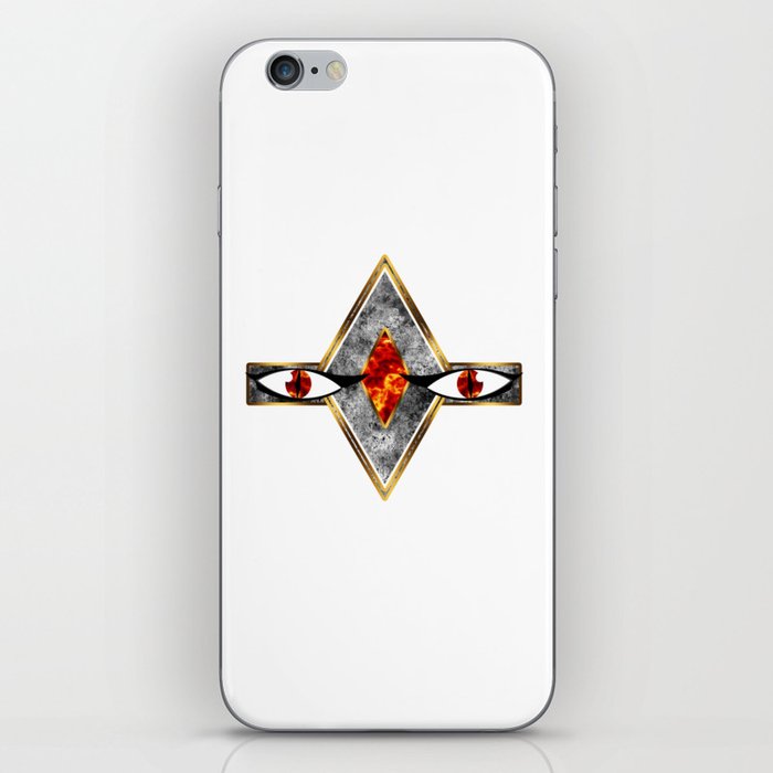 fiery eyes iPhone Skin