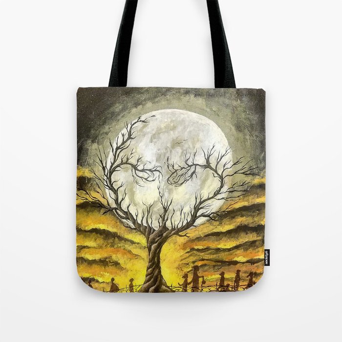 Full Moon Spook Tote Bag