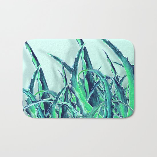 tropical forever 2 Bath Mat