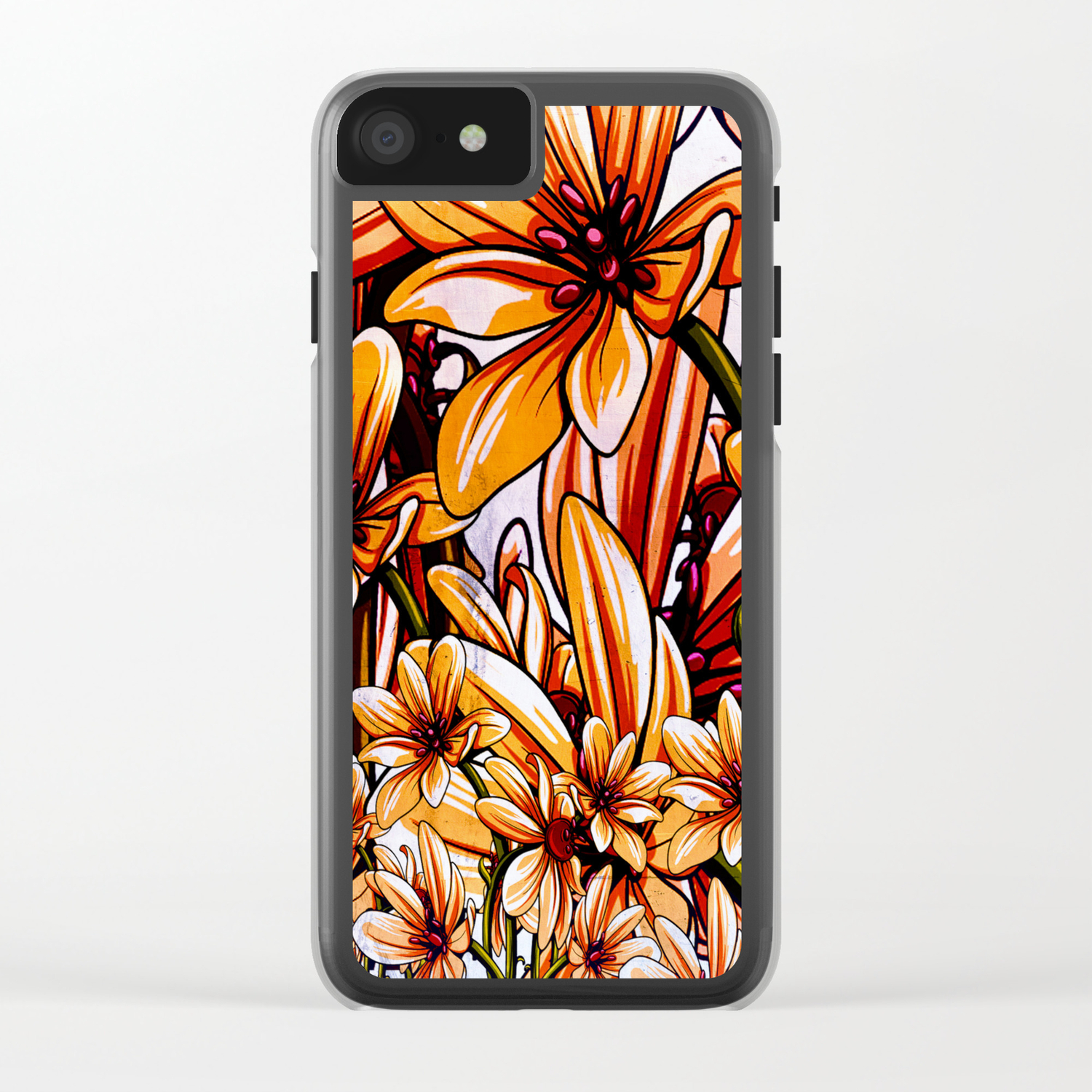 Floral Decorations Clear Iphone Case By Artdekay880 Society6