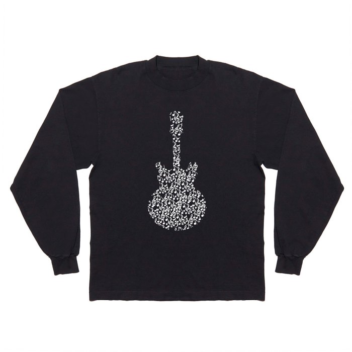 Guitar player gift guitar motif Long Sleeve T Shirt