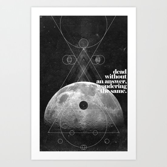 Answer Art Print