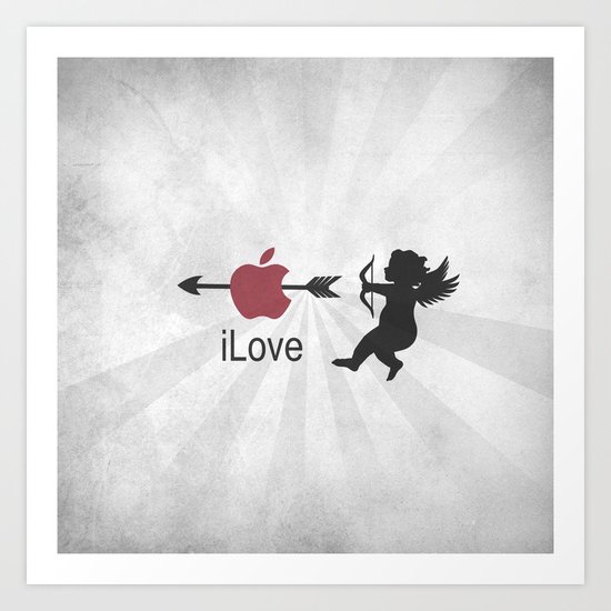 iLove Art Print