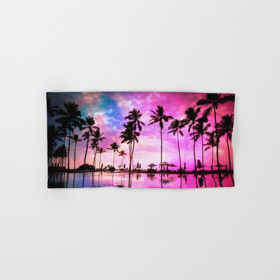 Neon Sunset Hand & Bath Towel