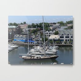 Harbor Metal Print | Stamford, Harbor, Photo, Ct, Water, People, Boats, Film, Scence 