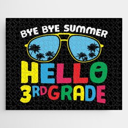 Bye Bye Summer Hello 3rd Grade Jigsaw Puzzle