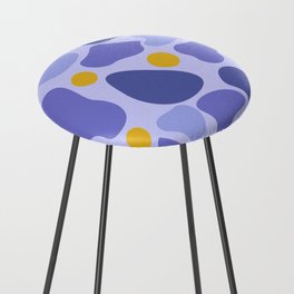Blue Poppy - Deconstructed Counter Stool