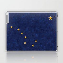 Alaskan Sate Flag The Last Frontier Iconography North Star Big Dipper Alaska State Symbol Laptop Skin