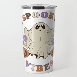 Retro Spooky Vibes Travel Mug