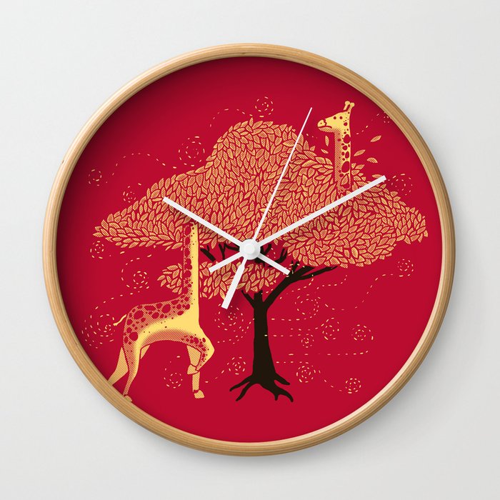 Lost in Africa Wall Clock