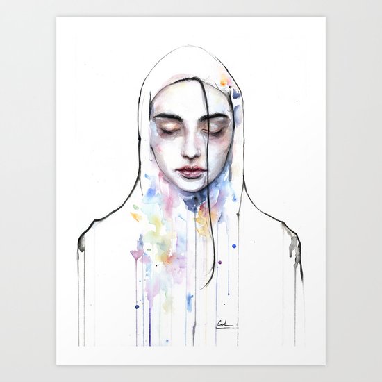 Habibi (nudity) Art Print