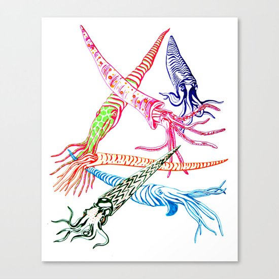 Baculites Canvas Print