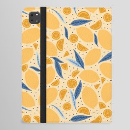 Lemons and Leaves  iPad Folio Case