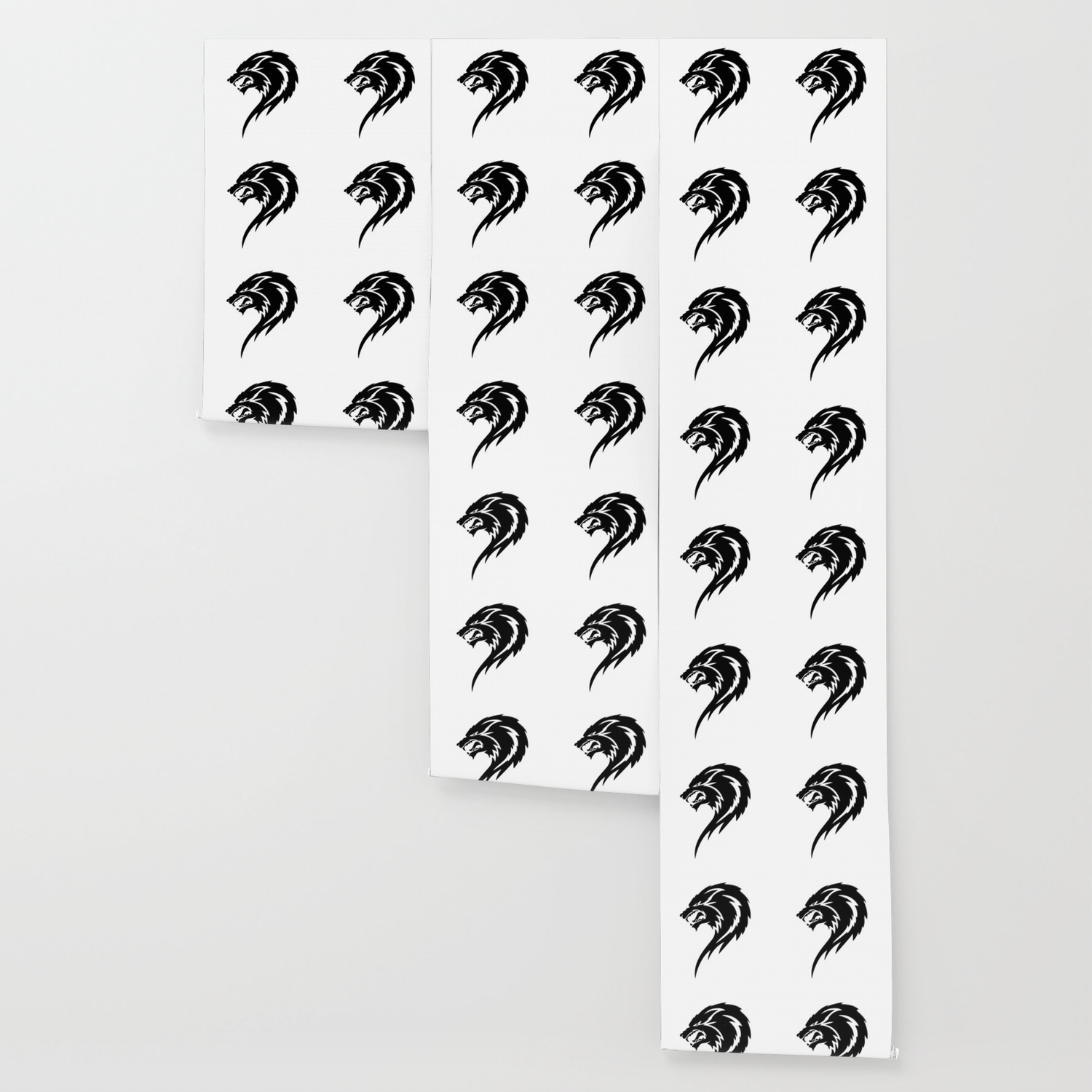 Tribal Wolf Wallpaper By Fosterchild Society6