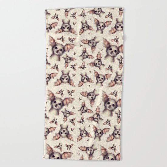 What the Fox - Pattern Beach Towel