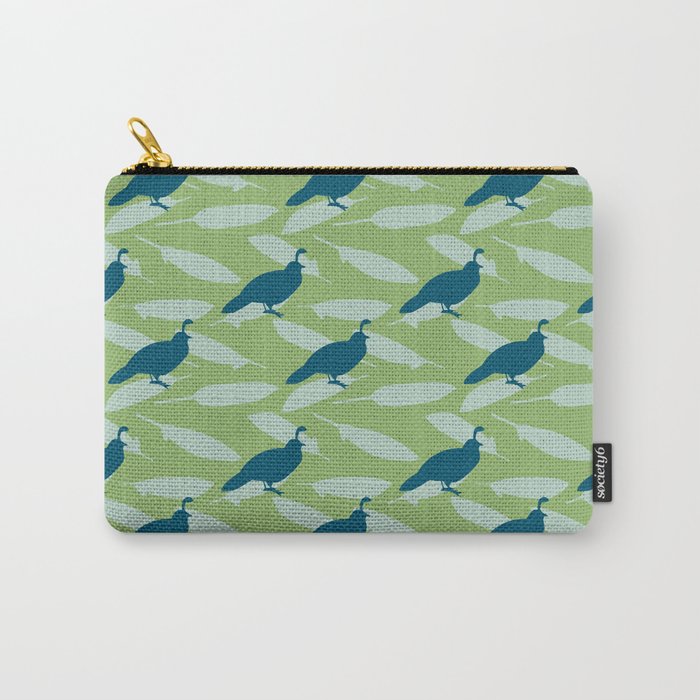 Californian Quail and home-grown sage Carry-All Pouch