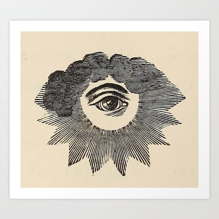 Vintage Magic Eye Art Print by Blue Specs Studio | Society6