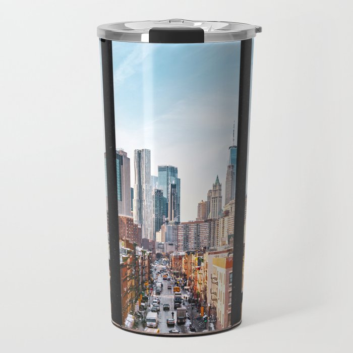 New York City Window Panoramic Travel Mug