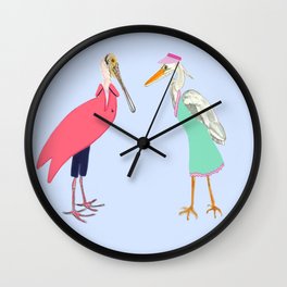 Heron and Joe Wall Clock