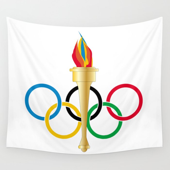 Olympic Rings Wall Tapestry