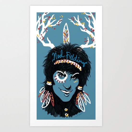 Blue Diamonds Art Print
