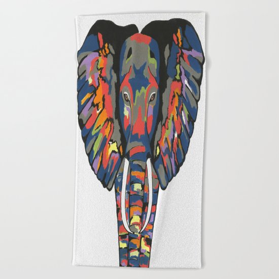 Flashy Elephant Beach Towel