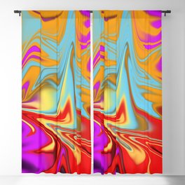 mixed colours pointy pattern Blackout Curtain