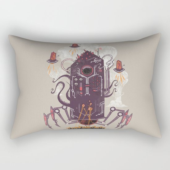 Not with a whimper but with a bang Rectangular Pillow