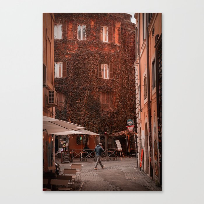 Ivy in Rome Canvas Print