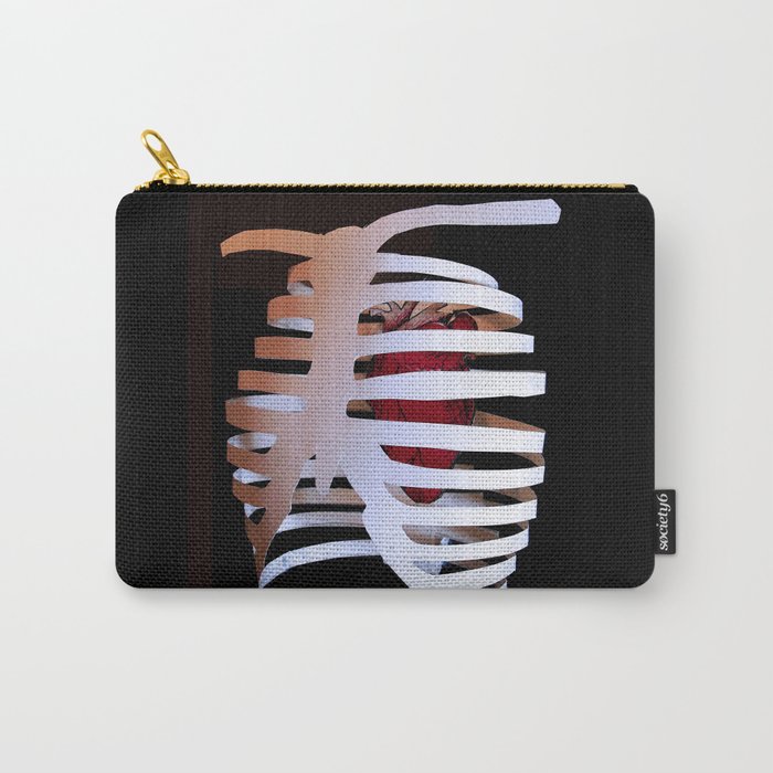 Ribcaged Heart Carry-All Pouch