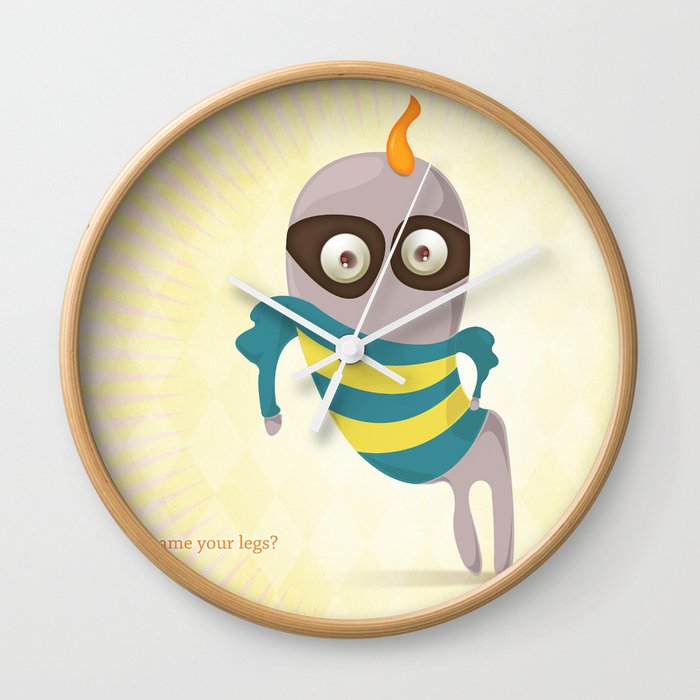 Can I name your legs? Wall Clock