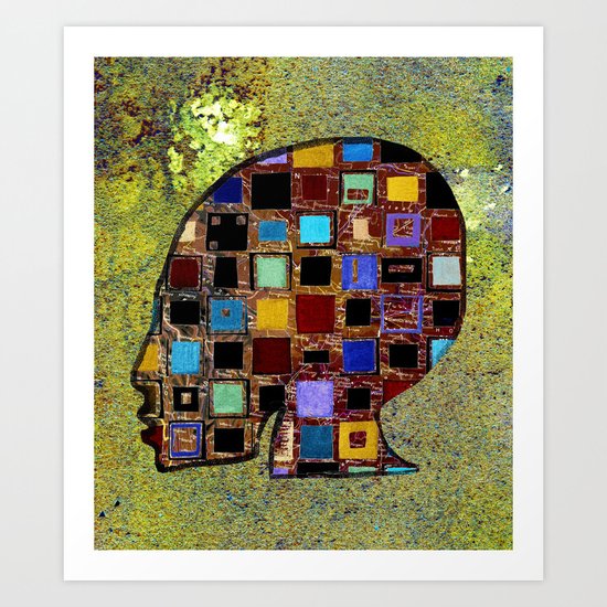 living in a box (global)3.version Art Print