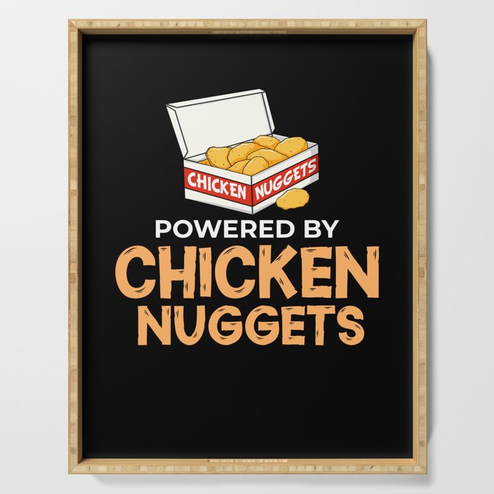 Chicken Nugget Vegan Nuggs Fries Sauce Serving Tray