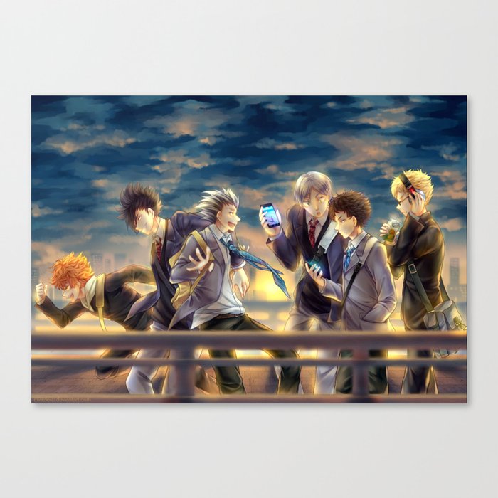 Haikyuu 3rd Gym Squad Canvas Print By Mintdesu Society6