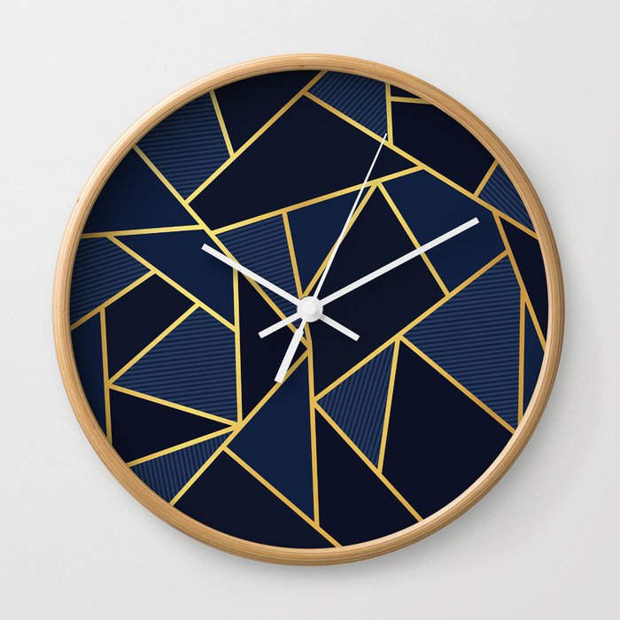 Triangle Pattern  Wall Clock