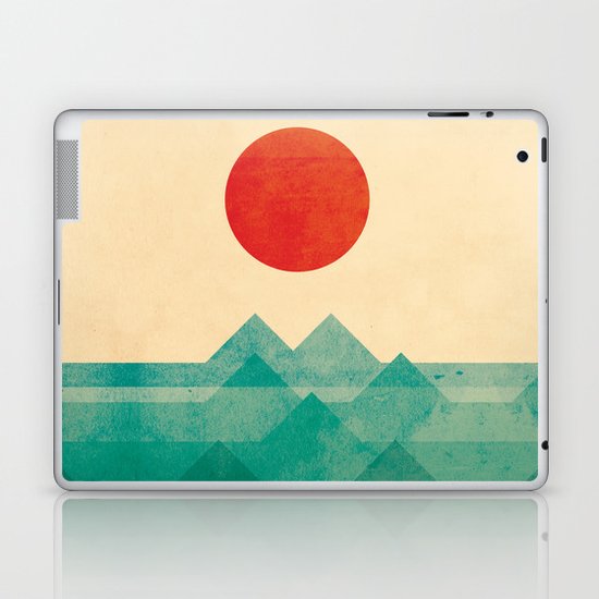 The ocean, the sea, the wave Laptop & iPad Skin