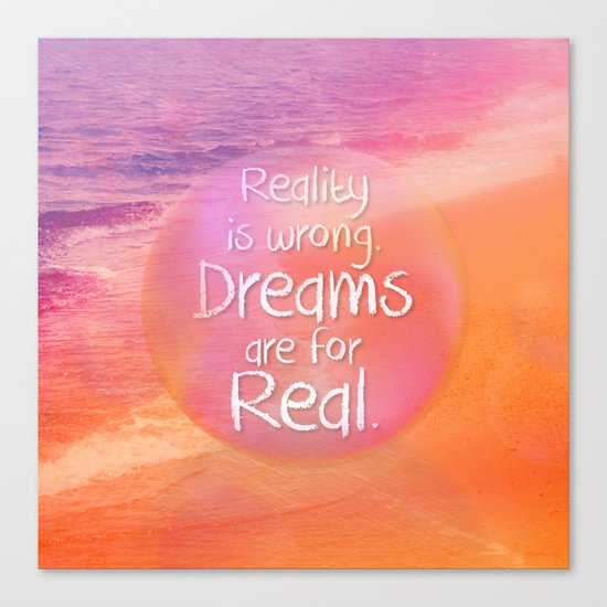 Beach Waves IV - Dreams and Reality Canvas Print