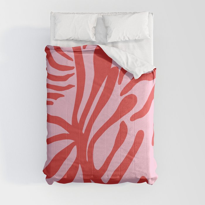 kelp - red & pink Comforter