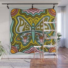 Pisces Butterfly Wall Mural
