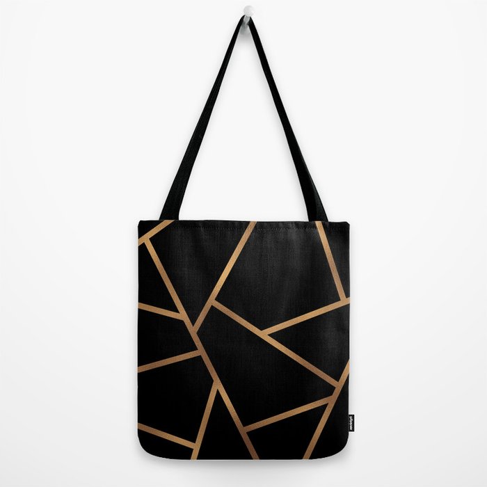 Geometric Contrast Tote Bag - Perry Estelle Designs