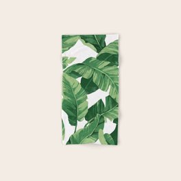 Tropical banana leaves IV Hand & Bath Towel