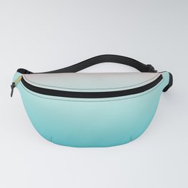 Pastel Ombre Millennial Pink Blue Teal Gradient Pattern Fanny Pack