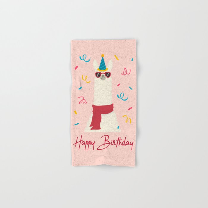 Happy birthday hand towels 2025