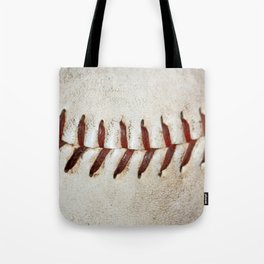 Vintage Baseball Stitching Tote Bag